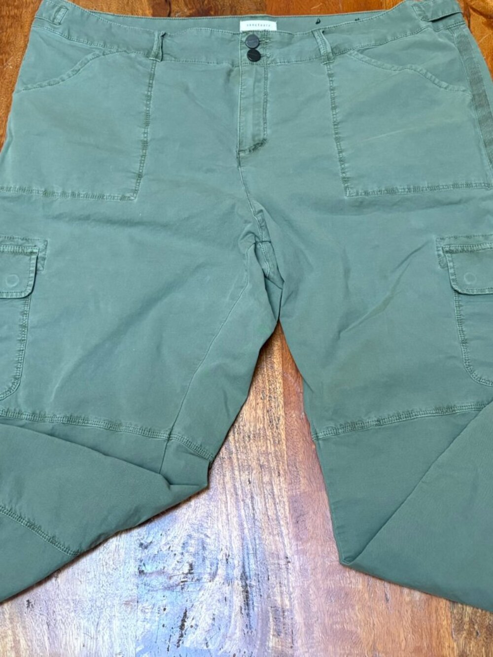 Sanctuary Cargo Pants Khaki Green Sz 18